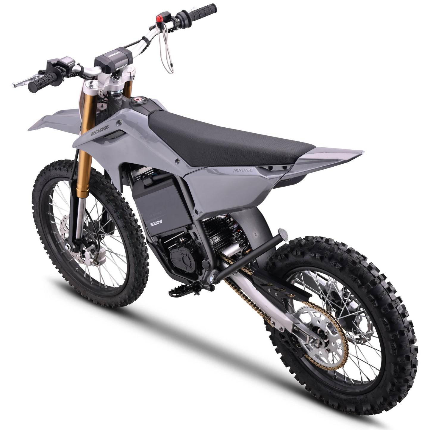 MotoTec Pro 72V 35Ah 8000W 19/16 electric dirt bike color variant view