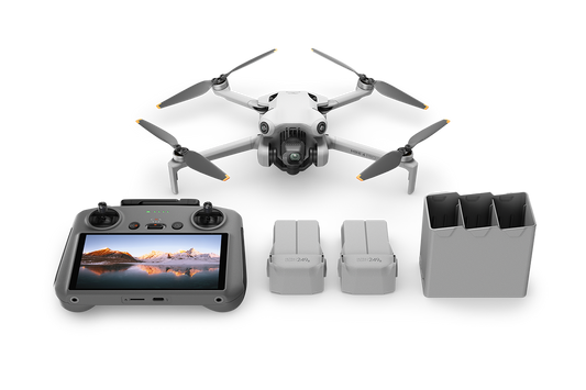 DJI Mini 4 Pro Fly More Combo Plus (DJI RC 2) Includes 3 Plus Batteries and Shoulder Bag