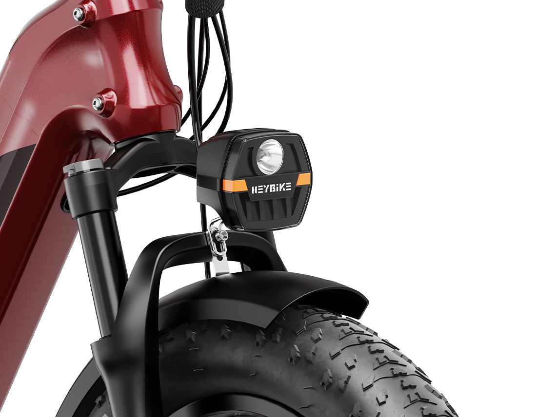 Heybike Ranger 3.0 Pro Folding Electric Bike - 90 Mile Range, Full Suspension - Top Speed 28 MPH