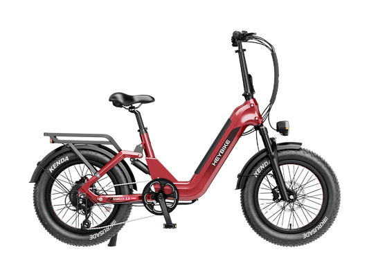 Heybike Ranger 3.0 Pro Folding Electric Bike - 90 Mile Range, Full Suspension - Top Speed 28 MPH