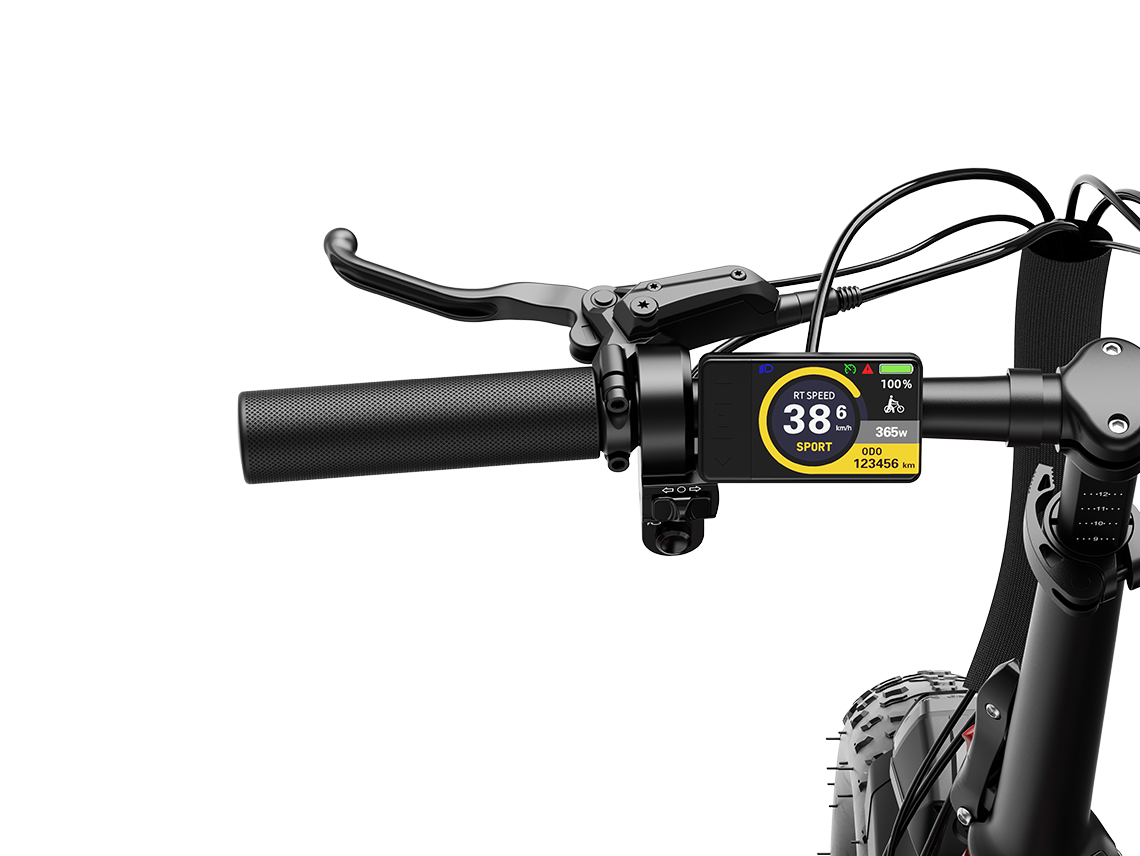 Heybike Ranger 3.0 Pro Folding Electric Bike - 90 Mile Range, Full Suspension - Top Speed 28 MPH