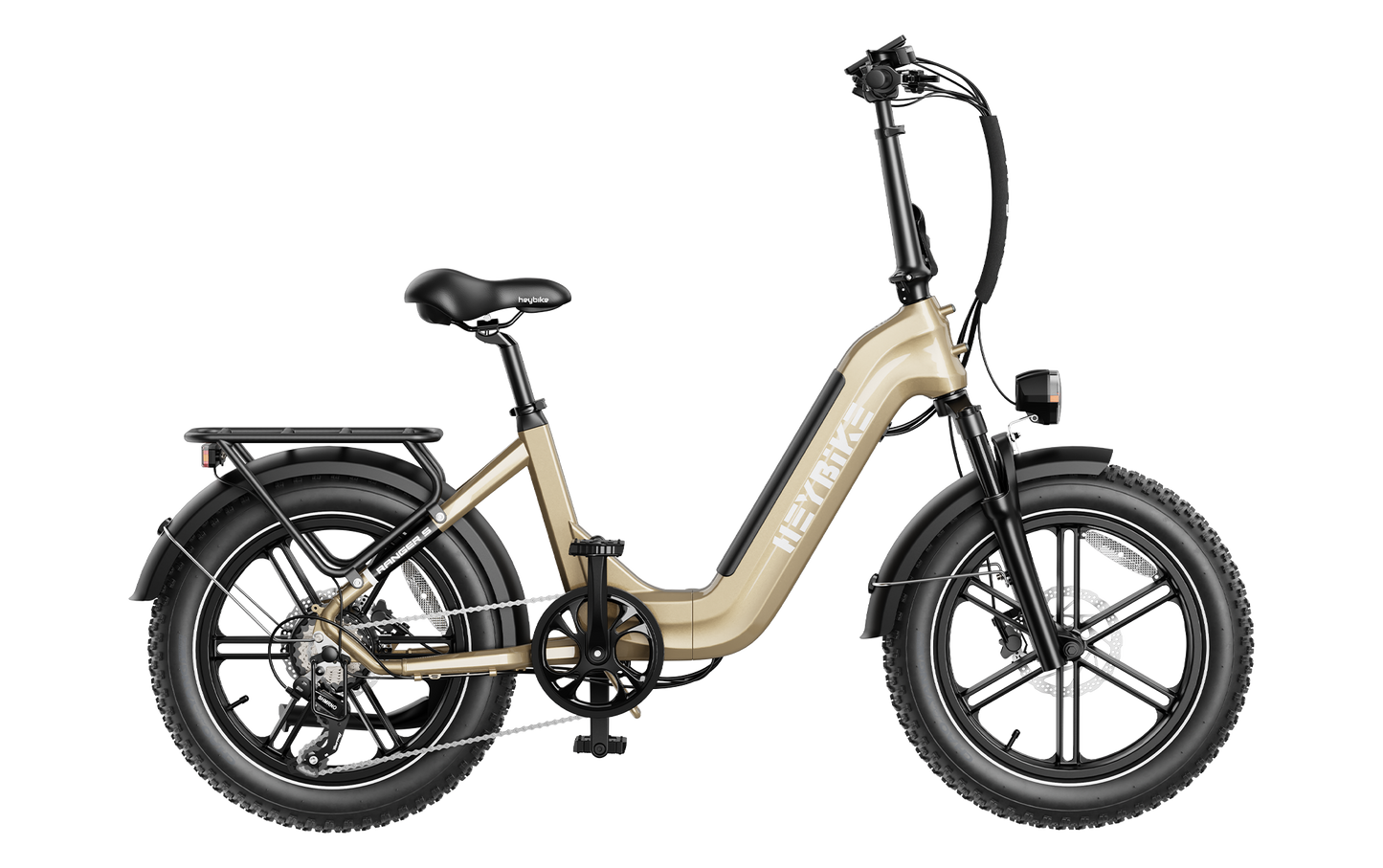 Heybike Ranger S Folding Electric Bike — 55 Mile Range, 28 MPH