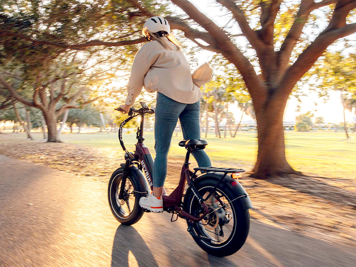 Heybike Ranger S Folding Electric Bike — 55 Mile Range, 28 MPH
