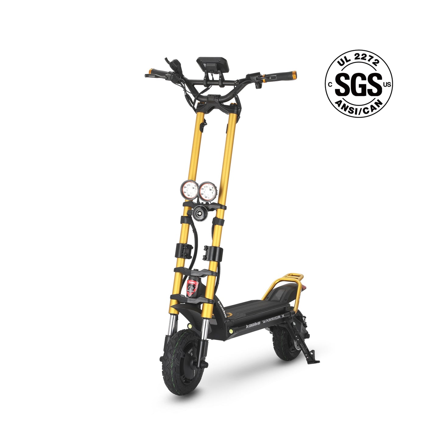Kaabo Warrior X Max Electric Scooter 44 MPH Dual Motor All-Terrain