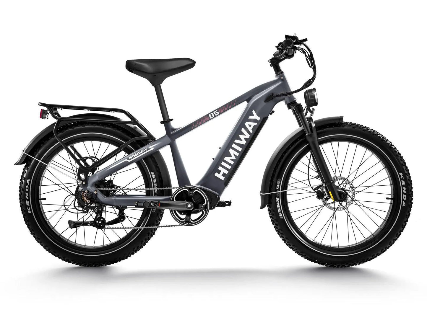 Himiway D5 Zebra Fat Tire Electric Bike - Built for All-Terrain Performance - Top Speed 20 MPH