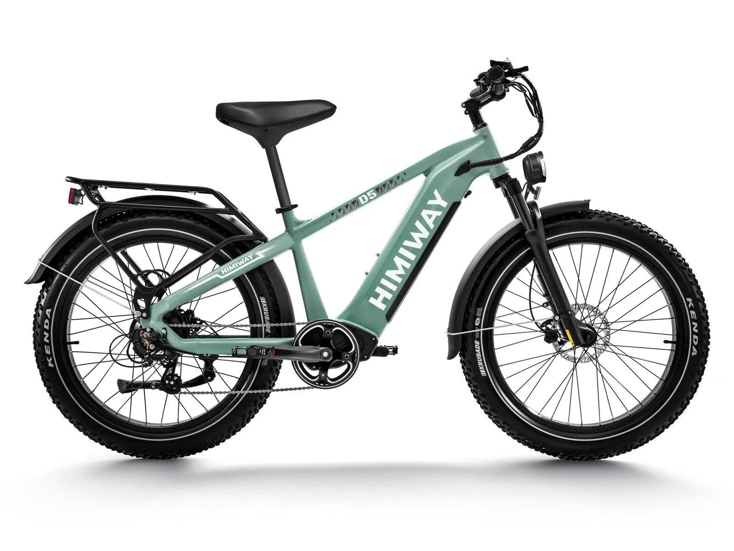 Himiway D5 Zebra Fat Tire Electric Bike - Built for All-Terrain Performance - Top Speed 20 MPH