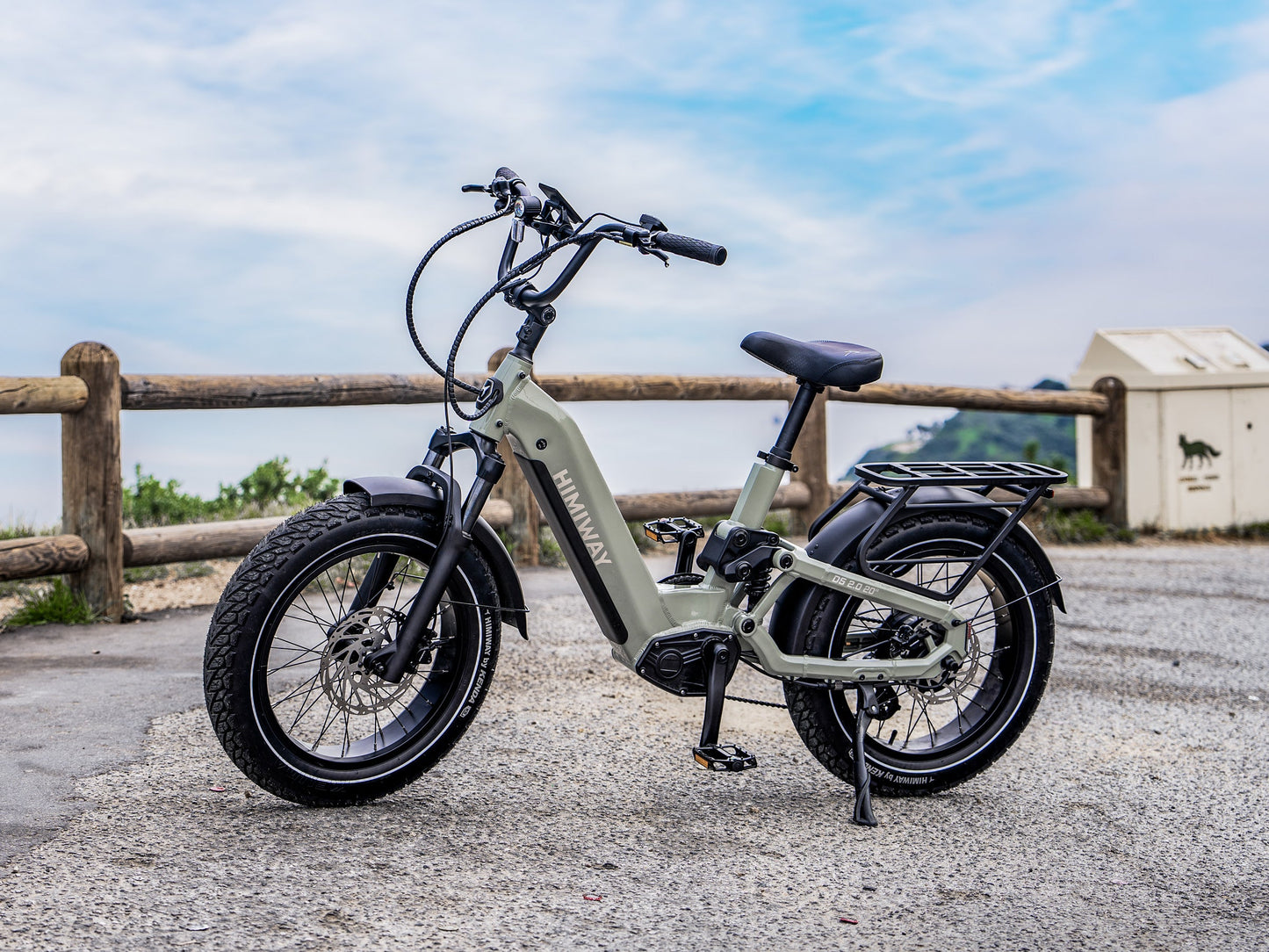 Himiway D5 2.0 20" Compact Full Suspension Fat Tire eBike - Top Speed 28 MPH