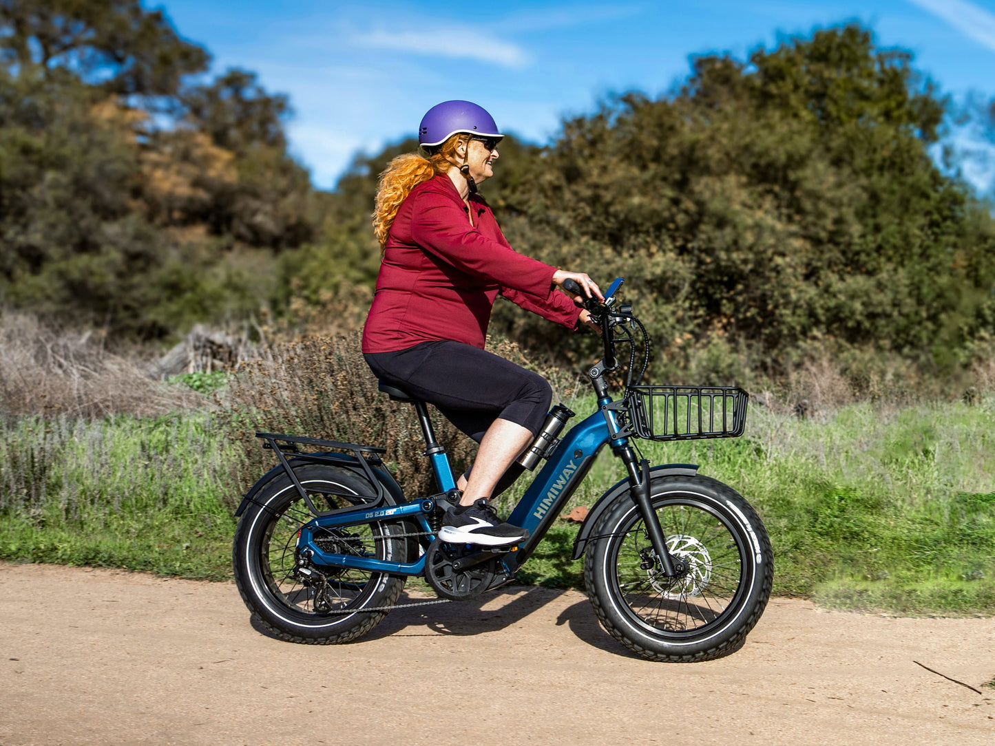 Himiway D5 2.0 20" Compact Full Suspension Fat Tire eBike - Top Speed 28 MPH