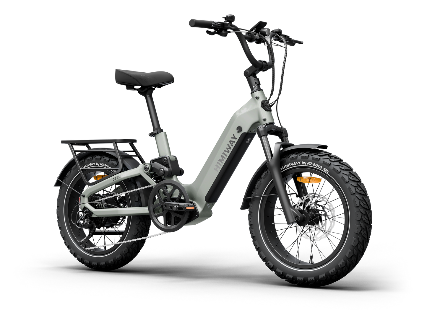 Himiway D5 2.0 20" Compact Full Suspension Fat Tire eBike - Top Speed 28 MPH