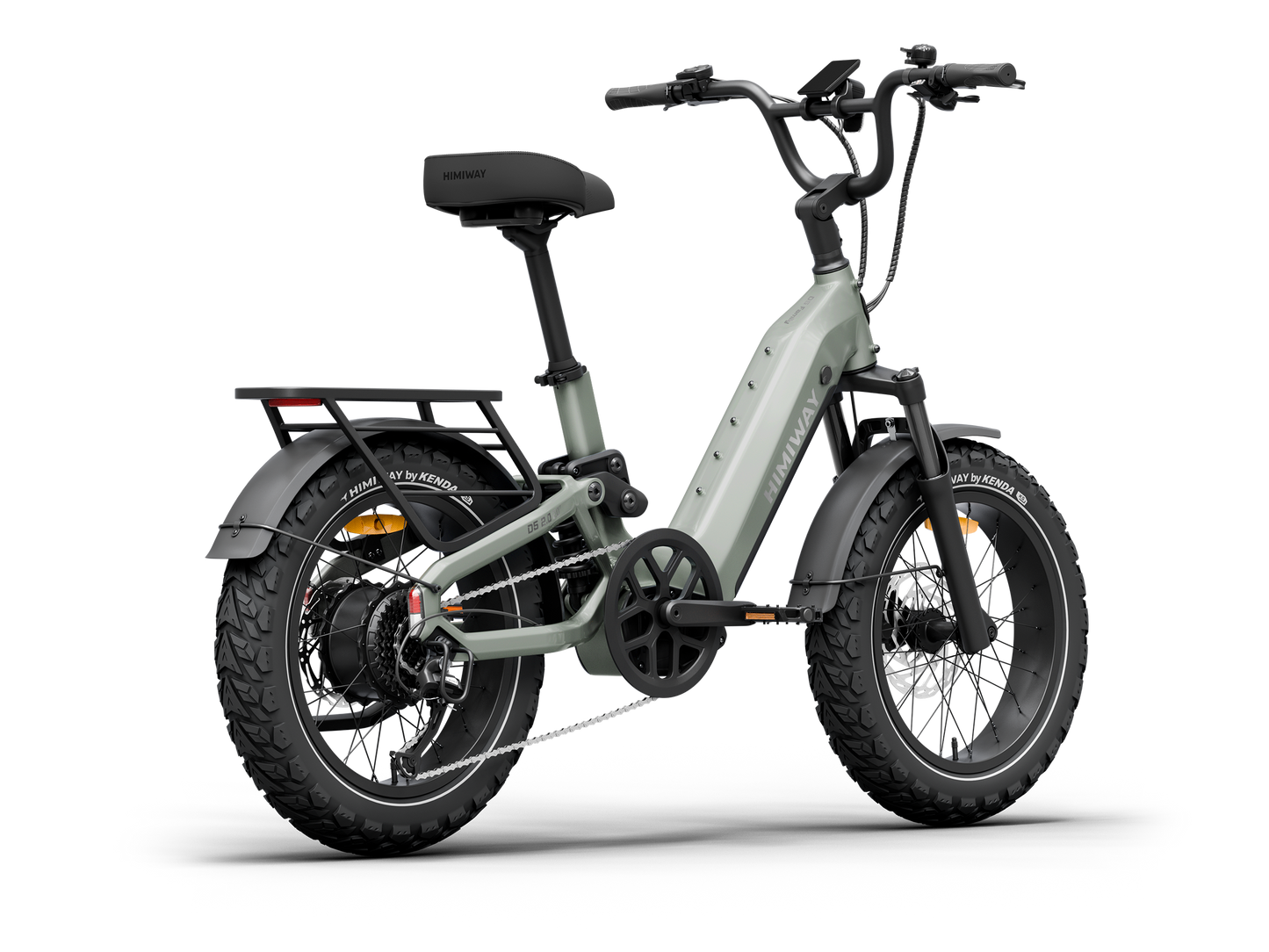 Himiway D5 2.0 20" Compact Full Suspension Fat Tire eBike - Top Speed 28 MPH