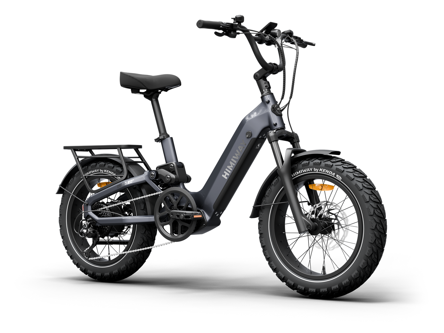 Himiway D5 2.0 20" Compact Full Suspension Fat Tire eBike - Top Speed 28 MPH