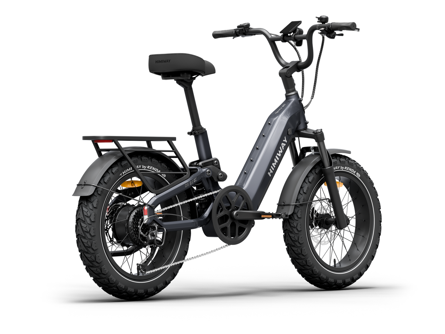 Himiway D5 2.0 20" Compact Full Suspension Fat Tire eBike - Top Speed 28 MPH