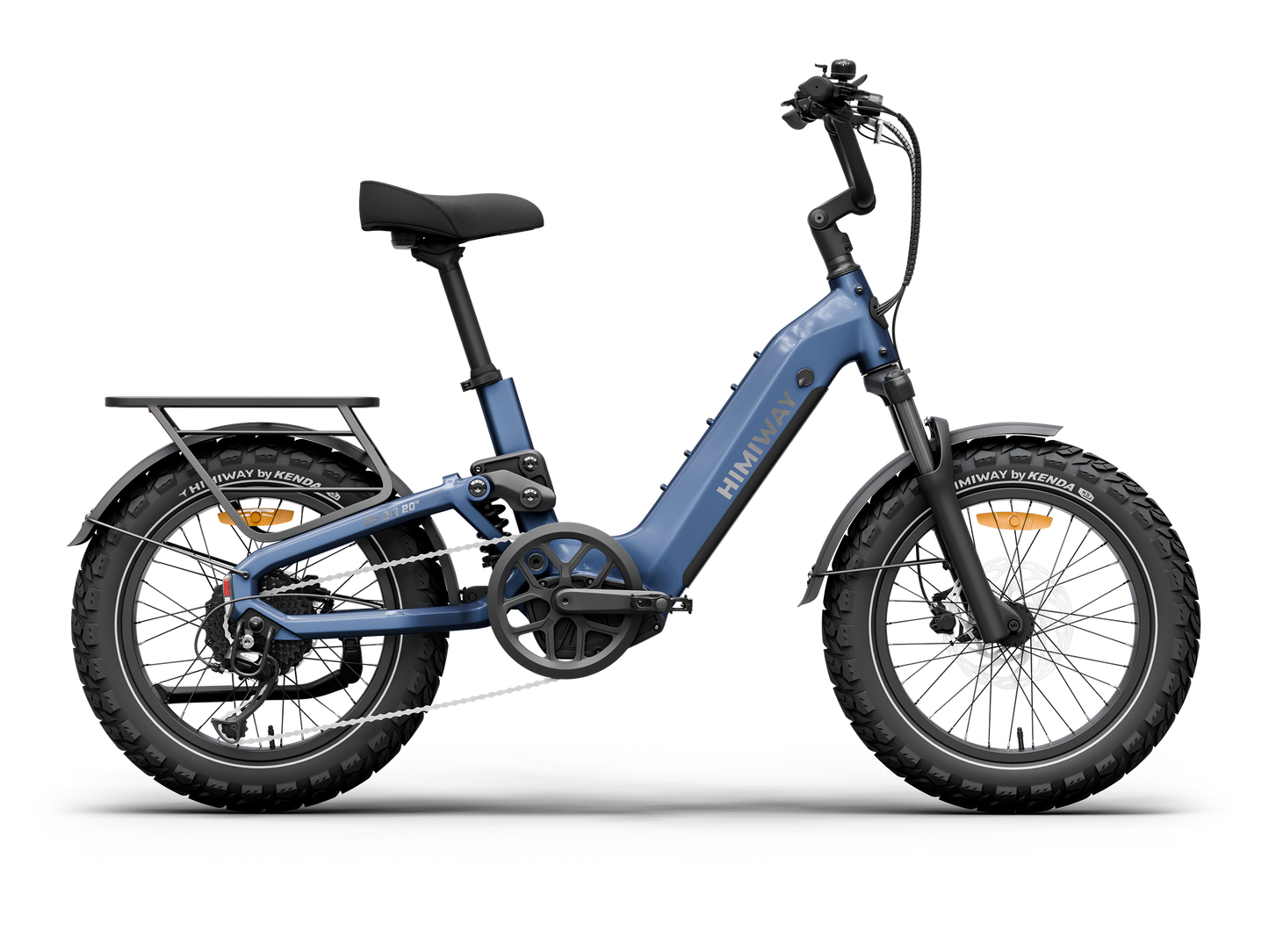 Himiway D5 2.0 20" Compact Full Suspension Fat Tire eBike - Top Speed 28 MPH