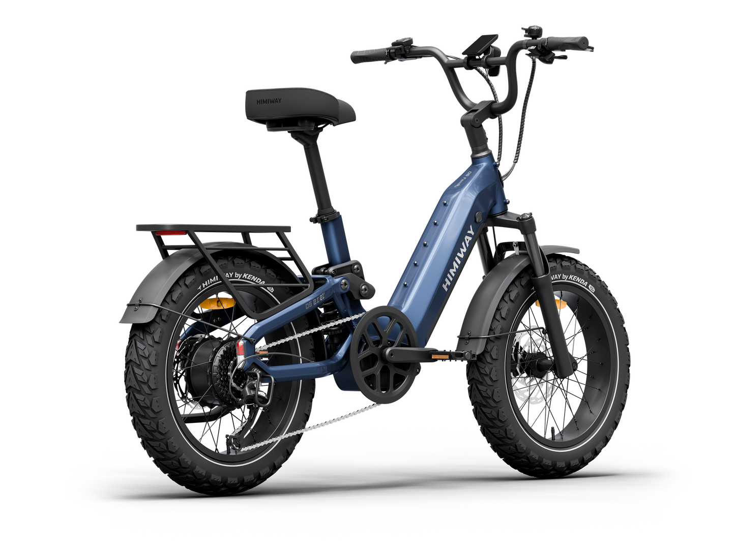 Himiway D5 2.0 20" Compact Full Suspension Fat Tire eBike - Top Speed 28 MPH