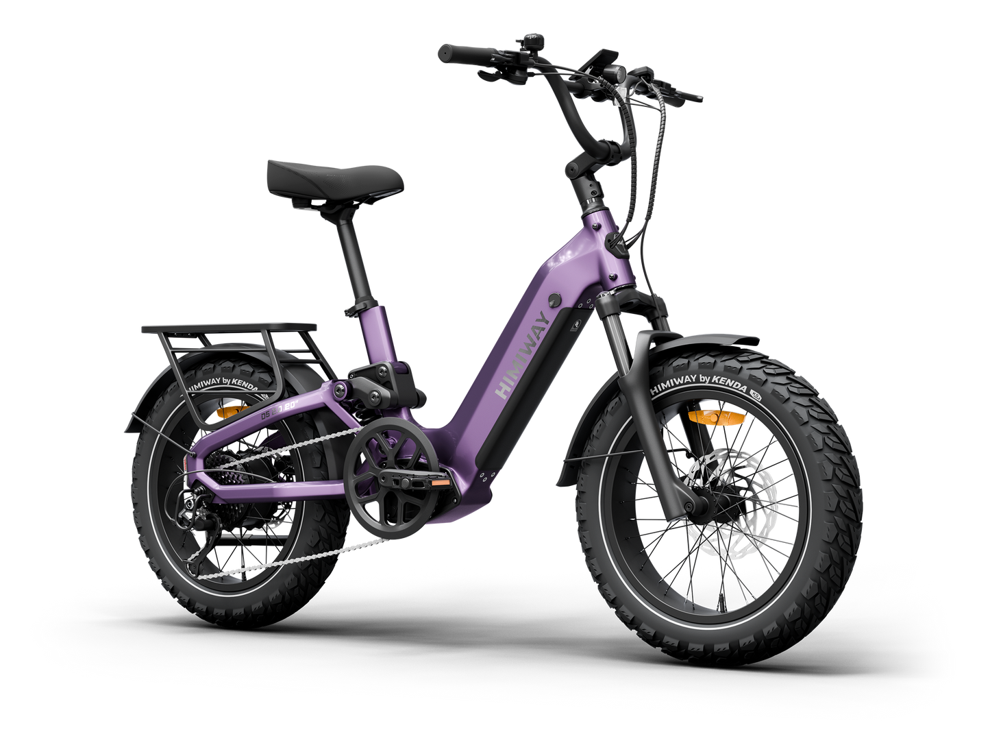 Himiway D5 2.0 20" Compact Full Suspension Fat Tire eBike - Top Speed 28 MPH