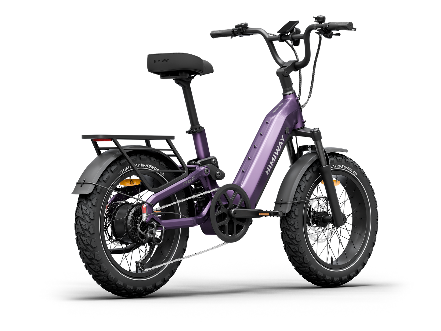 Himiway D5 2.0 20" Compact Full Suspension Fat Tire eBike - Top Speed 28 MPH