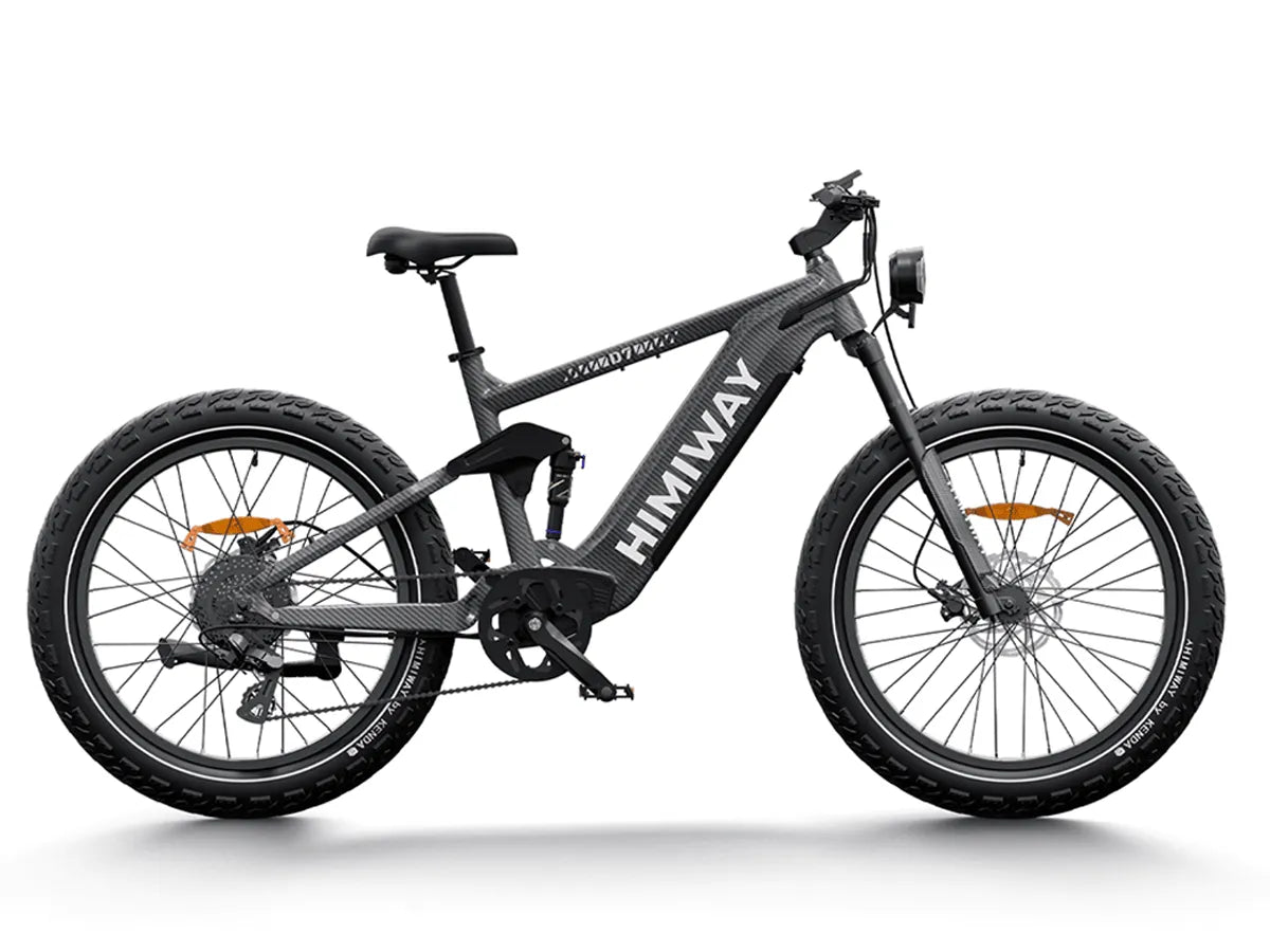 Himiway D7 Electric Bike - Full Suspension Fat Tire 960Wh - Top Speed 20 MPH