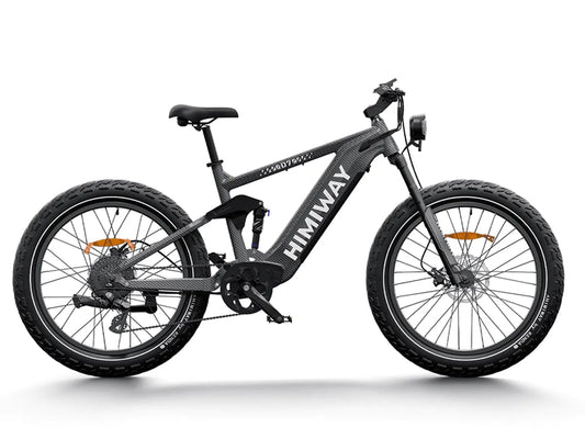 Himiway D7 Electric Bike - Full Suspension Fat Tire 960Wh - Top Speed 20 MPH