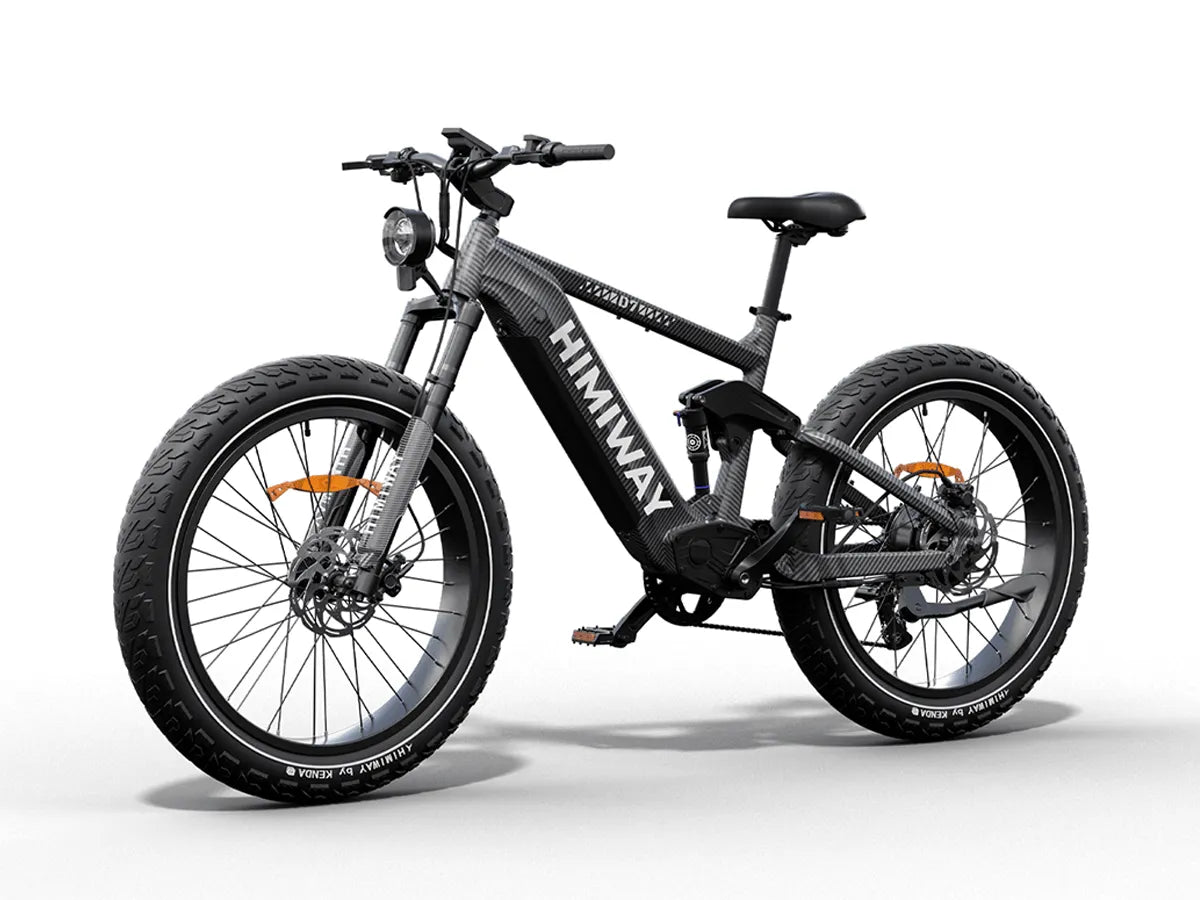 Himiway D7 Electric Bike - Full Suspension Fat Tire 960Wh - Top Speed 20 MPH