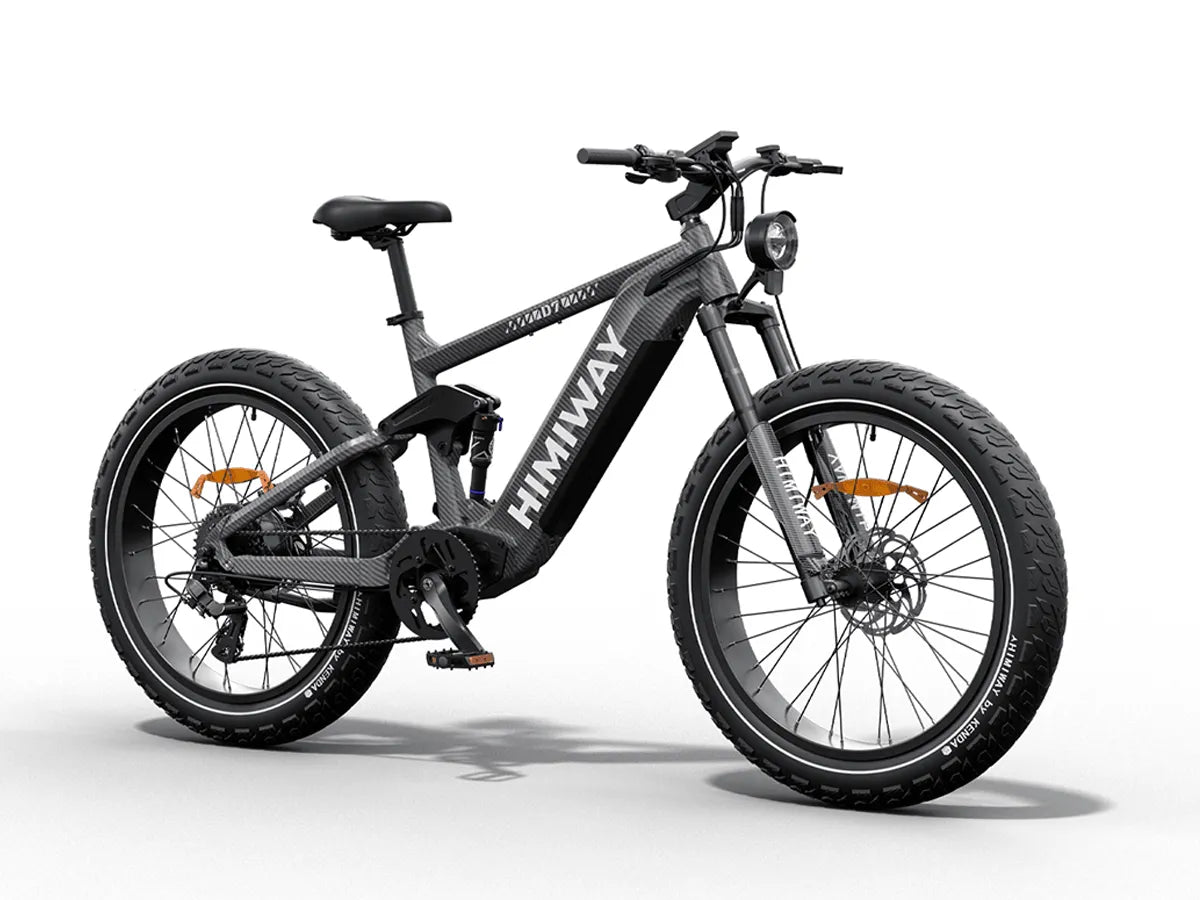 Himiway D7 Electric Bike - Full Suspension Fat Tire 960Wh - Top Speed 20 MPH