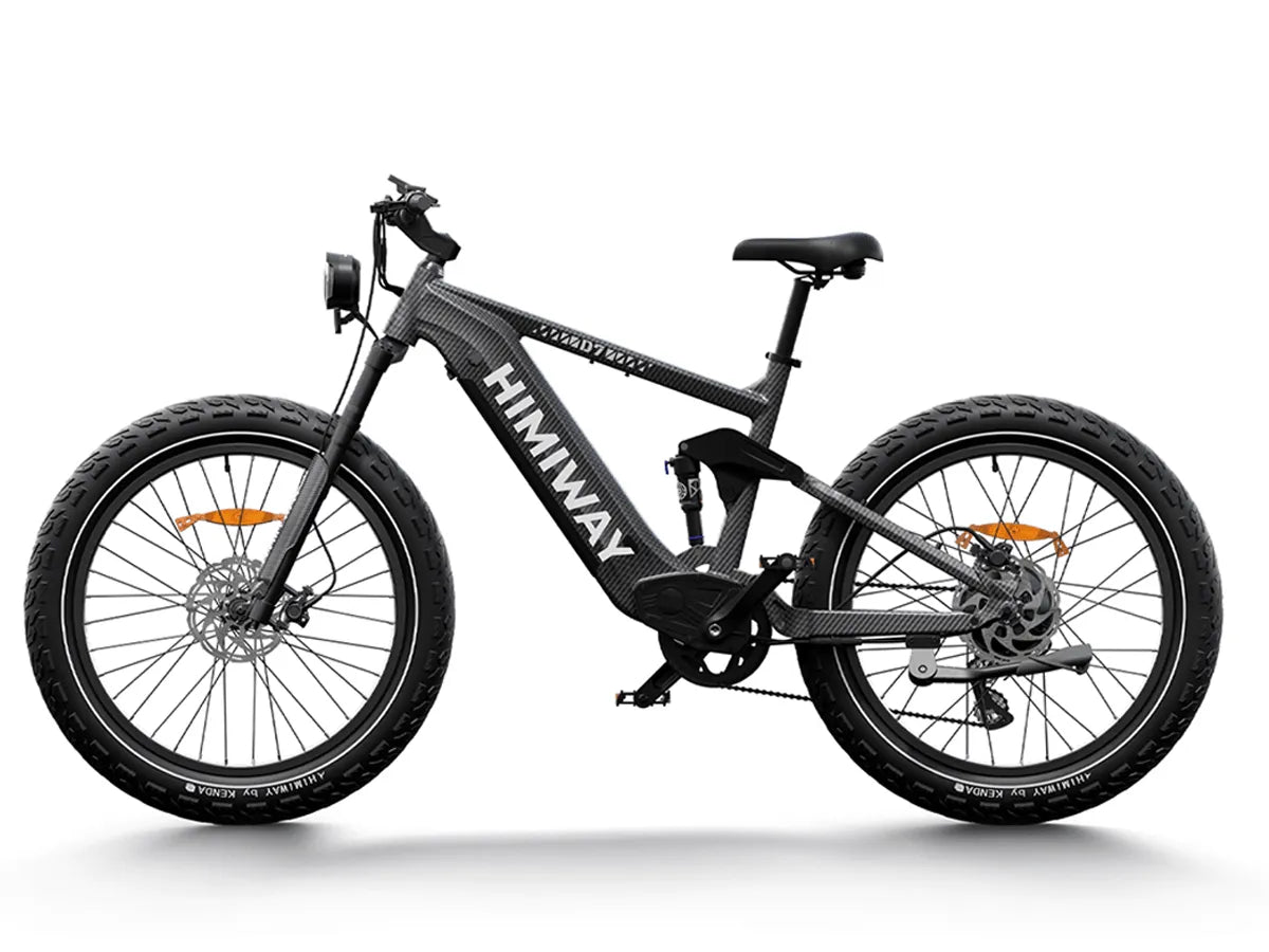 Himiway D7 Electric Bike - Full Suspension Fat Tire 960Wh - Top Speed 20 MPH