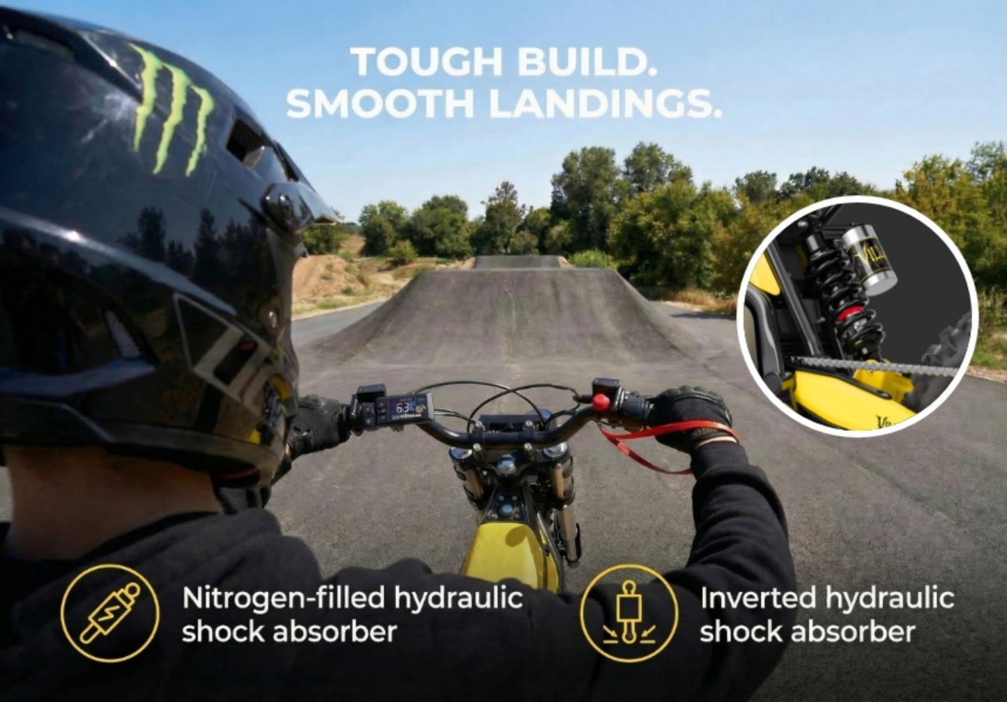 Heybike Villain Electric Pit Bike — Built for Power, Control & Pure Riding Freedom