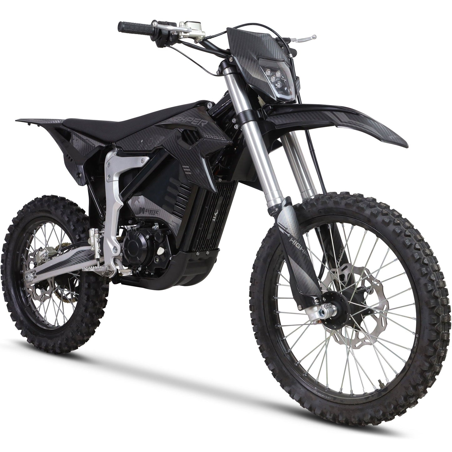 MotoTec Venom 72V 12000W Electric Dirt Bike — 77 MPH High Performance