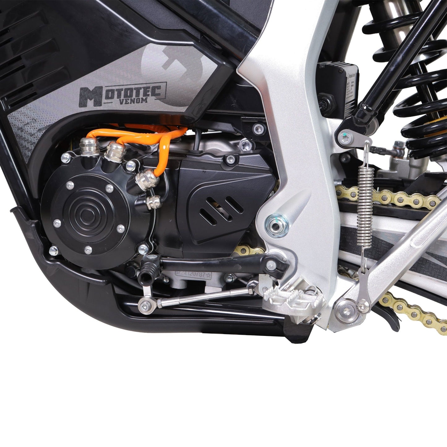 MotoTec Venom 72V 12000W Electric Dirt Bike — 77 MPH High Performance