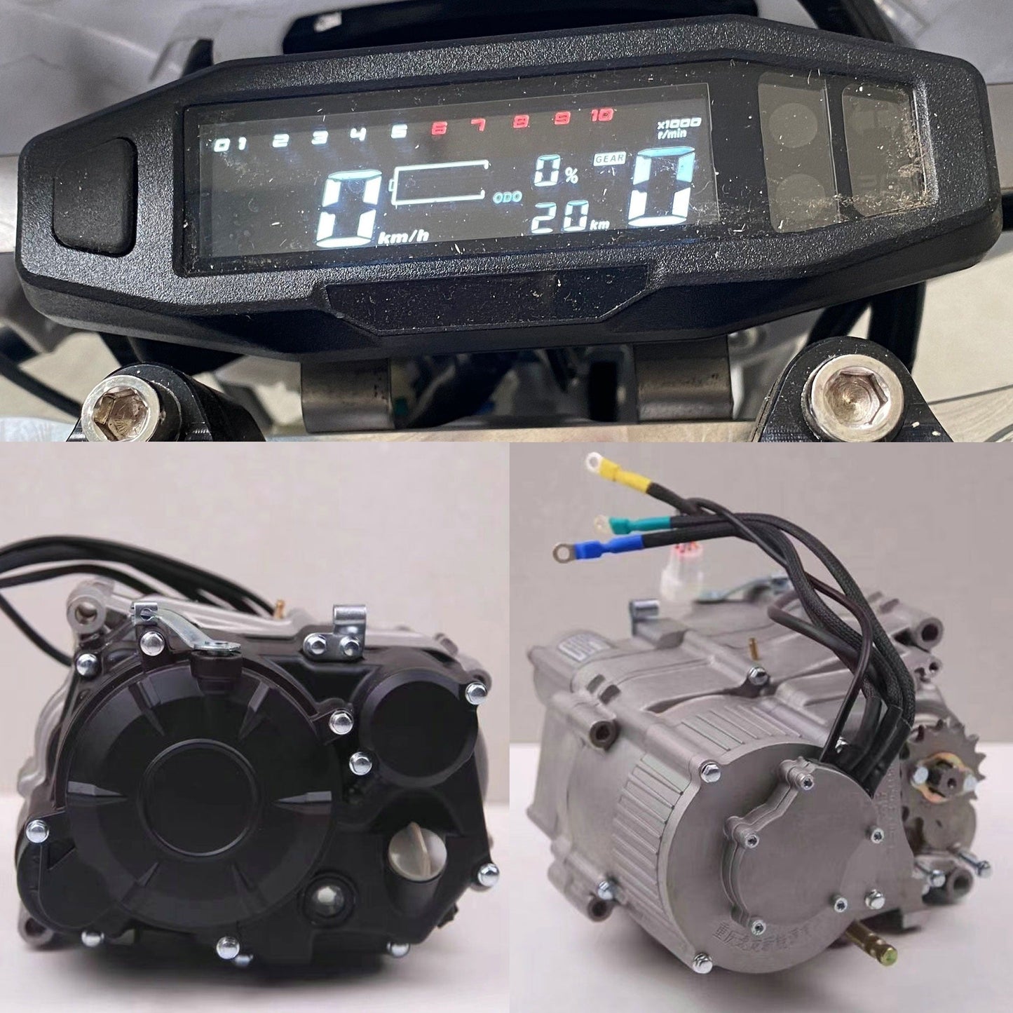 MotoTec Venom 72V 12000W Electric Dirt Bike — 77 MPH High Performance