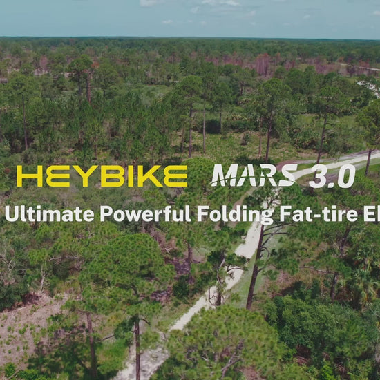 Heybike Mars 3.0 folding fat tire electric bike product video