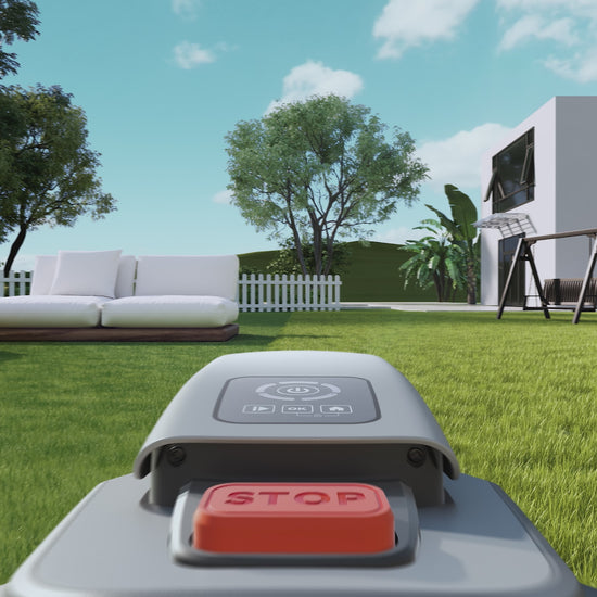 TerraMow V1000 robot lawn mower demonstration video