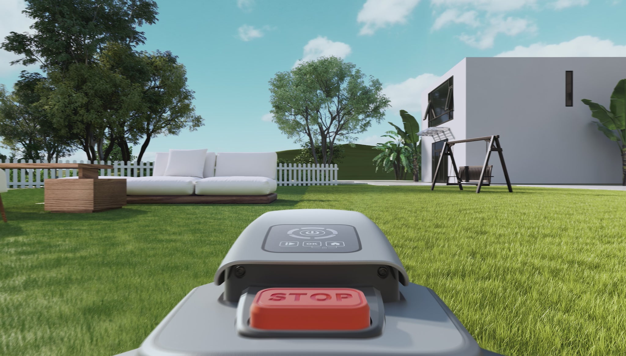 TerraMow V1000 robot lawn mower demonstration video