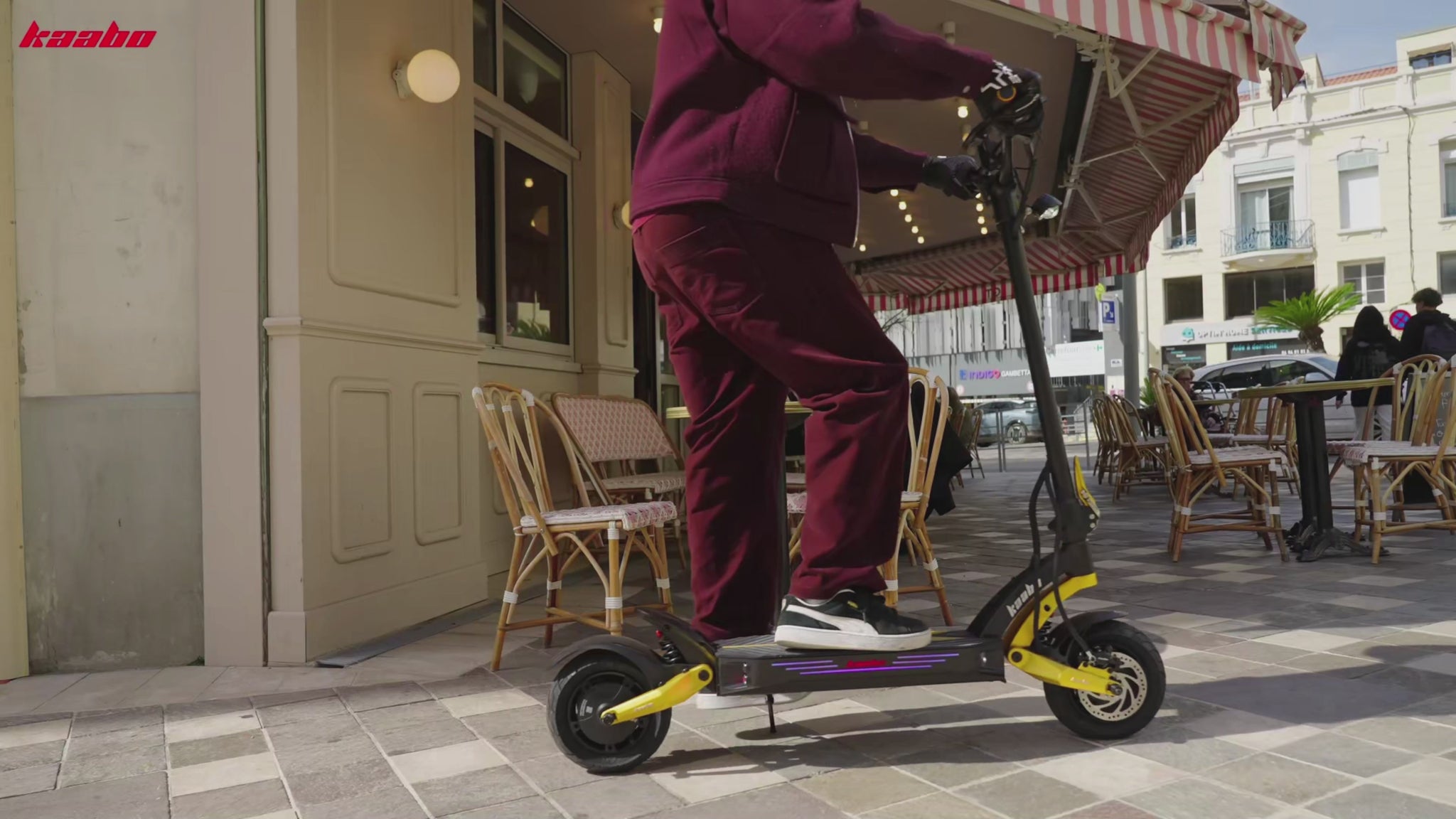 Kaabo Warrior X Max electric scooter product demonstration video