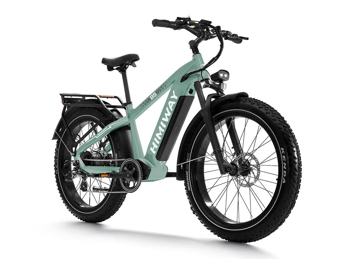Himiway D5 Zebra Fat Tire Electric Bike - Built for All-Terrain Performance - Top Speed 20 MPH